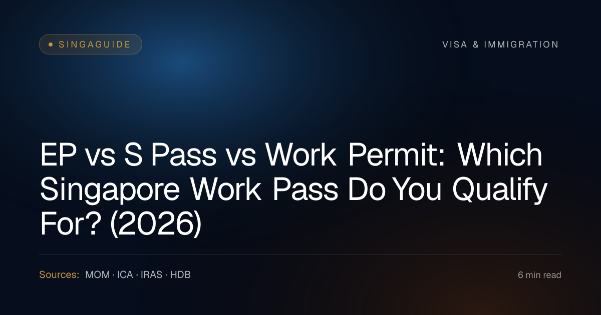 EP vs S Pass vs Work Permit: Which Singapore Work Pass Do You Qualify ...